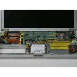 Замена платы логики PowerBook G4 Aluminium 15 